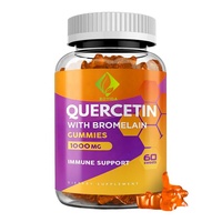 Supplément gommeux de quercétine Vitamine C Marque privée Gommes de quercétine de zinc 1000mg
