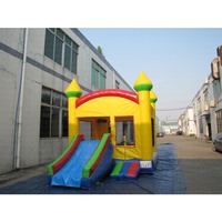Château gonflable géant commercial ISPORT en PVC avec toboggan pour enfants - pour parcs et centres commerciaux