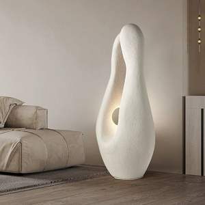 Wabi-Sabi Style Floor <b>Lamp</b> for Bedroom Living Room Study TV Cabinet Also Suitable As Bedside Sofa Coffee Table <b>Lamp</b> Loft Style - Product Image 5