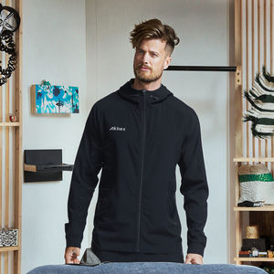 ชุดวอร์มเล่นยิมผ้าฟลีซผ้าโพลีเอสเตอร์ระบายอากาศได้ดี100% โรงงานได้รับการรับรอง - Product Image 2