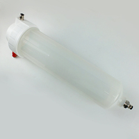Jeringa neumática 2000CC traje de tres piezas Jeringa graduada Estilo antiguo americano Jeringa dispensadora transparente