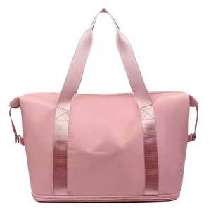 مخصصة كبيرة قابلة للتوسيع للماء خفيفة الوزن قابلة للطي الرياضة حمل صالة الألعاب الرياضية القماش الخشن اليوغا عطلة نهاية الأسبوع الكتف واق من المطر حقائب السفر - Product Image 6