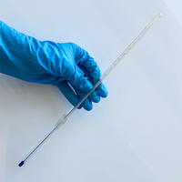 Customizable Blue Liquid Thermometer with Glass Joint for Chemical Laboratories OEM & ODM Supported