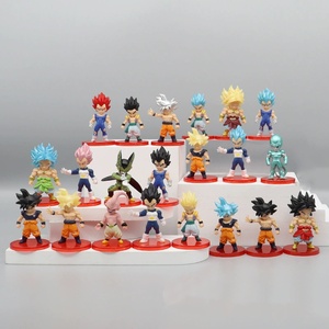 Figurines Dragon Ball Son Goku Gogeta <span class=keywords><strong>Vegeta</strong></span> Trunks <span class=keywords><strong>Majin</strong></span> Buu, articles d'anime, décoration de bureau, décoration de voiture, cadeau, jouet - Product Image 2