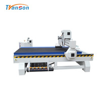 Mejor Router CNC 1325 para Grabado en Madera con Motor de Husillo Único de 7.5/9KW, Precisión de 0.05mm, Herramientas Automáticas y de Sobremesa