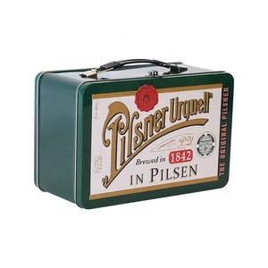 Custom embossed rectangle tin lunch box custom metal lunch box with logo