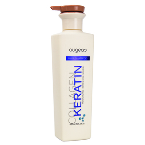 Après-shampoing à la kératine et au collagène Augeas 450ml hydratant, lissant et brillant pour cheveux abîmés - Product Image 2