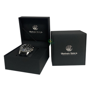 Cajas de Regalo para Relojes de Cuero Personalizadas Estuches de Lujo de Alta Calidad Empaque para <span class=keywords><strong>Reloj</strong></span> de Pulsera <span class=keywords><strong>Caja</strong></span> de <span class=keywords><strong>Reloj</strong></span> Negra Mate Individual Vacía de Papel - Product Image 5