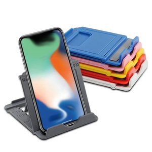 <b>Table</b> Phone Holder Bracket Adjustable Desktop Stand Folding Universal Mobile Phone Stand Storage Rack - Product Image 1