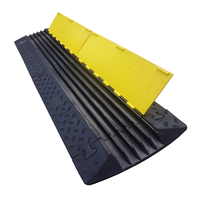 Rampa de manguera de 5 canales Kit de protector de cable resistente con rampa para silla de ruedas