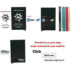 Custom Logo Promotional Business Gift Pop up <strong>Card</strong> Case <strong>Wallet</strong> Engrave Aluminum Metal Slim RFID Blank Men's Credit <strong>Card</strong> <strong>Holder</strong> - Product Image 6