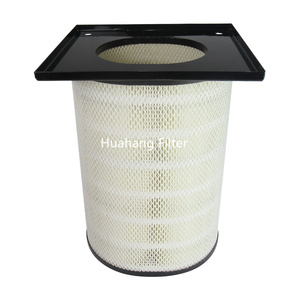 Cartucho de filtro de entrada de aire de papel cilíndrico de maquinaria de construcción directa de fábrica - Product Image 5