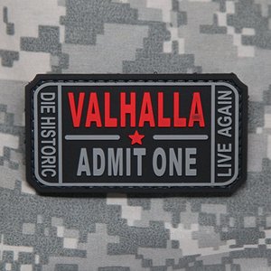 Venta al por mayor Valhalla vikingos <span class=keywords><strong>Mad</strong></span> <span class=keywords><strong>Max</strong></span> táctico de la moral parche suave personalizado parche de Pvc - Product Image 3