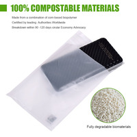 Sac plastique translucide, personnalisé, vente en gros, unités, biodégradables, accessoires de téléphone avec logo