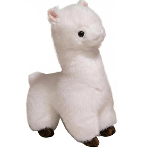 8643 OEM Peluche Alpaga Blanc 3D Réaliste Debout <span class=keywords><strong>12</strong></span> Pouces, Jouets Animaux, Poupées Llama à Câliner, Cadeaux de Noël et d'Anniversaire pour Enfants - Product Image 2