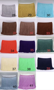 Flecos de Nailon Suave de 30 cm de Grosor, Flecos Dobles de Línea Cerrada, Flecos Largos Múltiples, Flecos de Encaje para Adornos Latinos, Tamaño Personalizado - Product Image 6