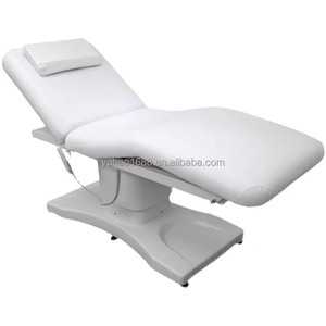 Multi-funzionale salone di bellezza mobili bianco letto viso regolabile capacità di peso cosmetico massaggio elettrico sedia letto - Product Image 4