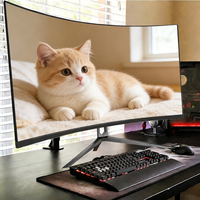 Moniteur de jeu incurvé 32 pouces 4K 165 Hz, ordinateur, moniteur 4K 120 Hz, PC de jeu, moniteur de jeu anti-lumière bleue