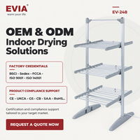 Séchoir à linge électrique chauffé EVIA EV-248 pour buanderie