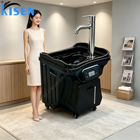 Kisen No Plumbing SPA Mobile Pipeless Shampoo Basin Bowl Salon Hair Washing Head Therapy Sink Hand Wash Station for Salon