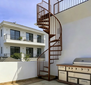 Diseño de <span class=keywords><strong>Escalones</strong></span> Antideslizantes para Escaleras Giratorias Prefabricadas en Interiores y Exteriores. Actualmente, escaleras de caracol metálicas. - Product Image 3