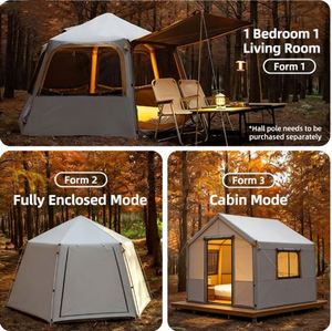 Tente de pêche gonflable légère pour le camping familial en Chine, utilisable en 4 saisons - Product Image 5