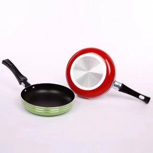 Mini poêle antiadhésive en acier de 12cm/14cm/16cm, couleur aléatoire, pour ustensiles de cuisine, marmite à soupe et casserole en acier - Product Image 3
