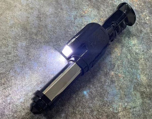 Wholesale Tw09 LED UV Tactical Flashlight Outdoor Keychain Handheld Warm White Back School/Graduation Promotional Black Fast