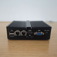 Mini pc industriel sans ventilateur 2LAN 6USB RJ45 mini pc core i3 i5 i7 industriel tout en un ordinateurs panneau