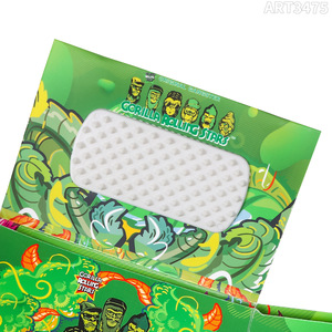 Nouvel Arrivage Plateau à Cigarettes Multifonctionnel Pliable et Broyeur à Tabac 2-en-1 Portable en Plastique avec Fermeture Magnétique - Product Image 3