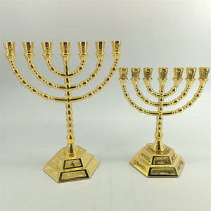 3 boyut altın Menorah 7 şube - Product Image 4