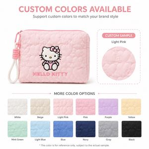 Soft Cloud Makeup Bag Cosmetic Bag Bulk Custom Logo - Large Capacity Zipper Makeup <b>Pouch</b> for Women <b>Travel</b> Toiletry Organizer - Product Image 2