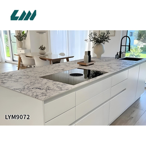 Trắng thạch anh Countertop PREMADE thạch anh Countertop nhà bếp irror <span class=keywords><strong>Sparkle</strong></span> đốm Đá Nhân Tạo gạch cho sàn - Product Image 3