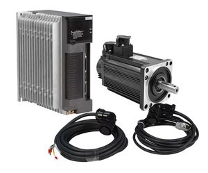 Moteur AC avec encodeur absolue 23 bits, 2 kW, 7,7 Nm, compatible MODBUS, EtherCAT, CANopen, pour pilote de moteur AC - Product Image 5