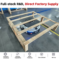 Vehículo Autónomo Guiado por Ordenador (AGV) con Capacidad de Carga de 400-1000 kg, Sistema de Elevación Oculto Personalizado, AMR, AGV para Almacenes