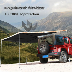 Toldo Lateral para Auto de Alta Resistencia, Tipo Ala de Murciélago, 270 Grados, Instalación Rápida Automática, Impermeable, para SUV, RV, Camping Todoterreno - Product Image 6