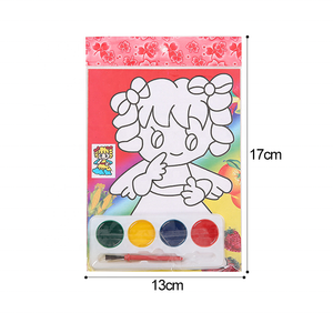 Pintura para colorear de educación temprana para niños, jardín de infantes, rompecabezas de acuarela DIY, juego de pintura de grafiti - Product Image 5
