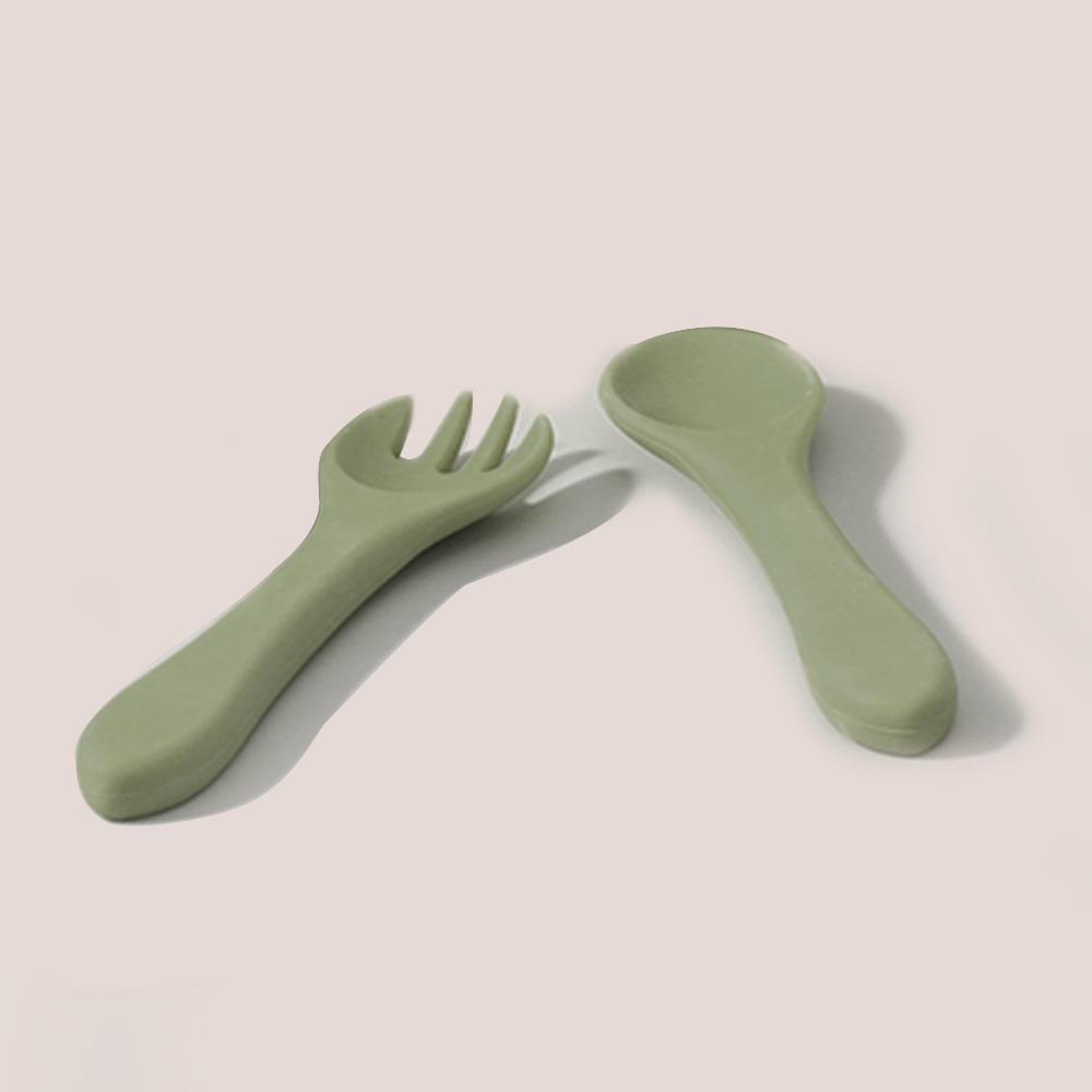 Green long spoon