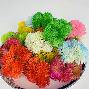 Planta de Simulación de Flor, Suculenta de Goma Suave, Fruta de Arroz Carnosa, Planta Cónica Bordada, Moldeado por Inyección de Plástico, Coliflor - Product Image 1