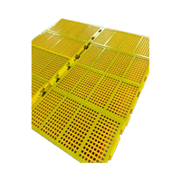 Panneau d'écran en polyuréthane personnalisé anti-éblouissement, écran PU pour tamis vibrant minier avec garantie de 6 mois pour les produits certifiés