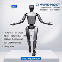 TERKOBOT MagicBot Z1 Robot Humanoide Bípedo con 50 Articulaciones, Navegación Autónoma, Diálogo con IA, I+D de Robots Humanoides