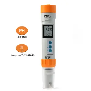 HM 디지털 PH-200 방수 IP67 PH 미터 온도 자동 교정 기능 PH 테스터 수질 테스터