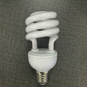 Lampe à économie d'énergie CFL OEM T2 18W E27 Demi-spirale blanche 6000K 60lm/W AC 220V CRI 80 Garantie de 2 ans 6000 heures 1080 lumens - Product Image 1