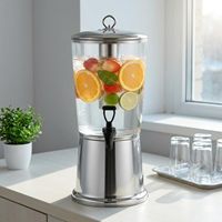 Distributeur de jus en acier inoxydable de qualité alimentaire, distributeur de boissons commercial, serveur de boissons froides pour hôtel, buffet, restauration