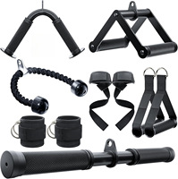 Ensemble d'accessoires pour machine à câbles en gros, accessoires de tirage vertical (LAT Pulldown), accessoires pour appareils de musculation pour la maison