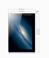 Écran tactile LCD de table avec support WiFi, petit panneau publicitaire vidéo numérique avec CMS basé sur le cloud pour restaurant