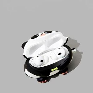 Étui de protection pour écouteurs compatible avec Pro2, motif <span class=keywords><strong>panda</strong></span> géant mignon, avec <span class=keywords><strong>coque</strong></span> en silicone antichoc - Product Image 2