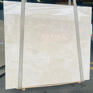 Dalles de marbre beige Carreaux de sol et de mur Pierre de marbre naturel Taille personnalisable Dalles de marbre beige - Product Image 1