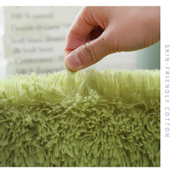 Tapis moderne de luxe sur mesure pour grand salon, tapis en fausse fourrure super doux et moelleux, tapis en polyester personnalisé pour chambre à coucher, fabriqué à la machine
