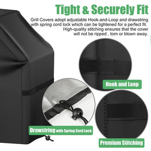 Housse de gril Extérieur imperméable et anti-poussière gril housse de voiture patio Oxford housse de gril en tissu - Product Image 3